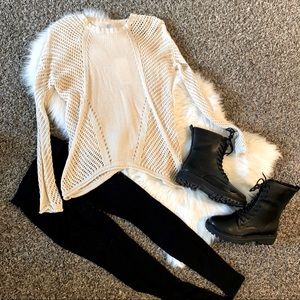 NWT knit sweater/cover up S